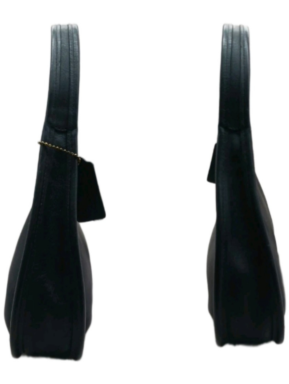 Coachtopia Mini Ergo Black Pebbled Leather Crossbody Bag - Picture 6 of 7